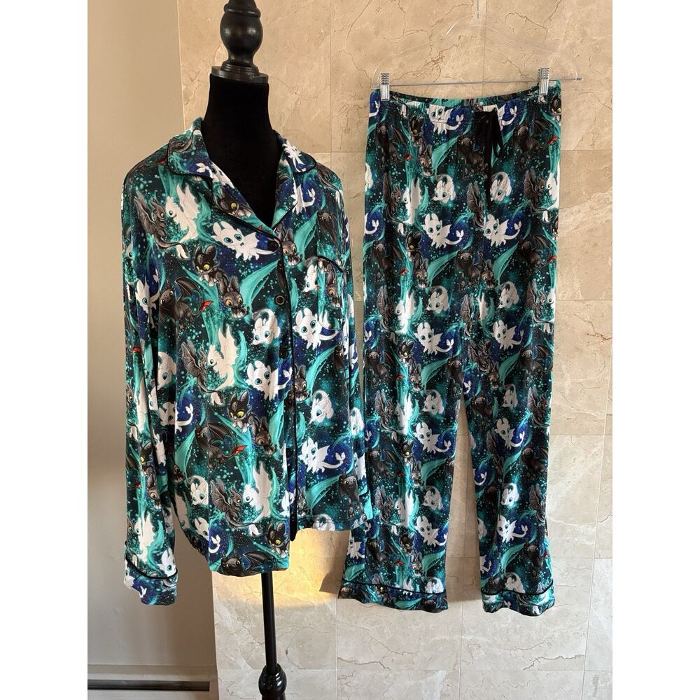 Little Snuggles How To Train Your Dragon Pajama Set XXL | Bamboo Buttery-Soft